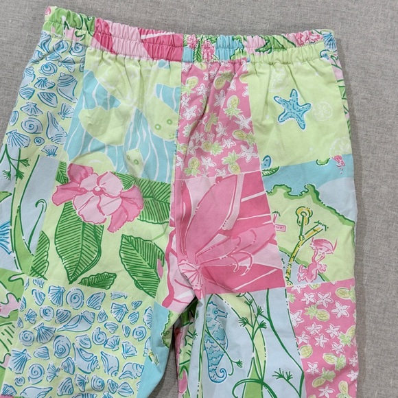 Lilly Pulitzer Patchwork Print Pants 6X - Picture 5 of 8